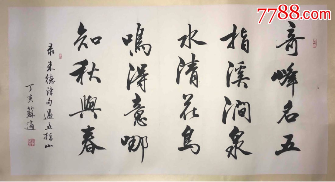 苏适书法八平尺