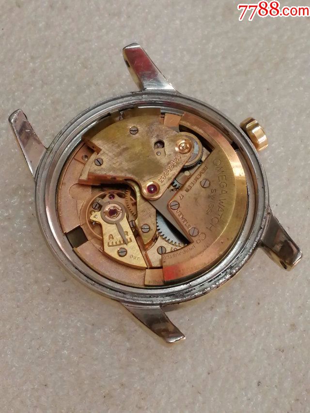欧米茄omega,男士机械全自动,40-50年代351,半包金材质