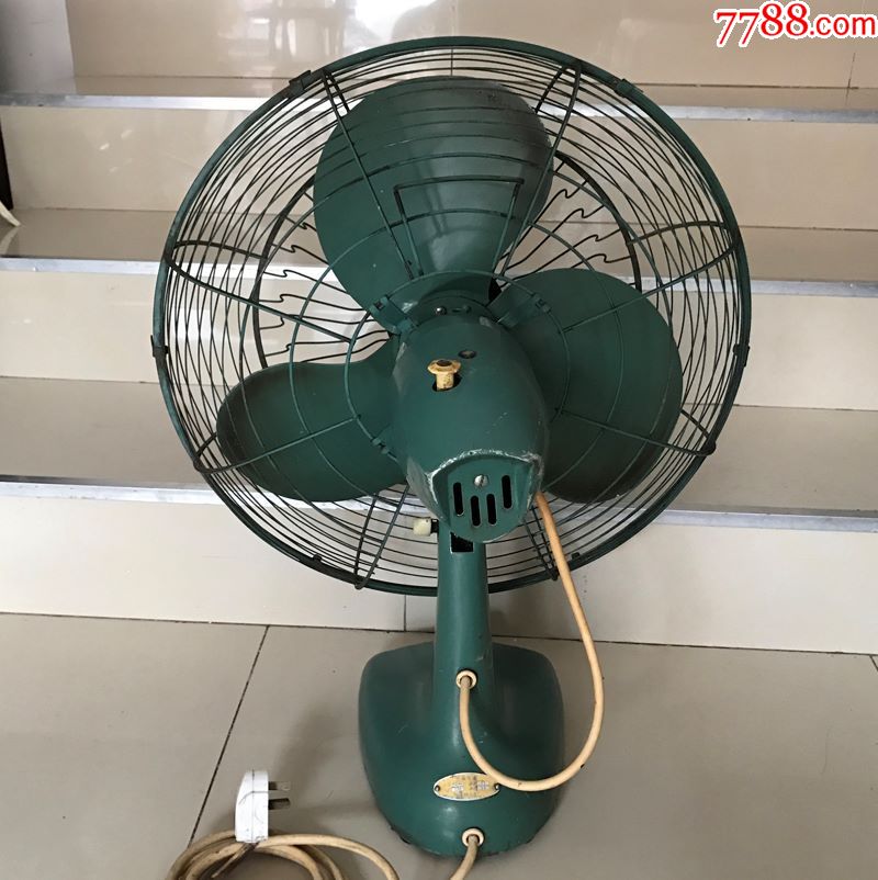 华生老电扇老台扇铝壳老上海电风扇怀旧收藏道具电风扇可以使用
