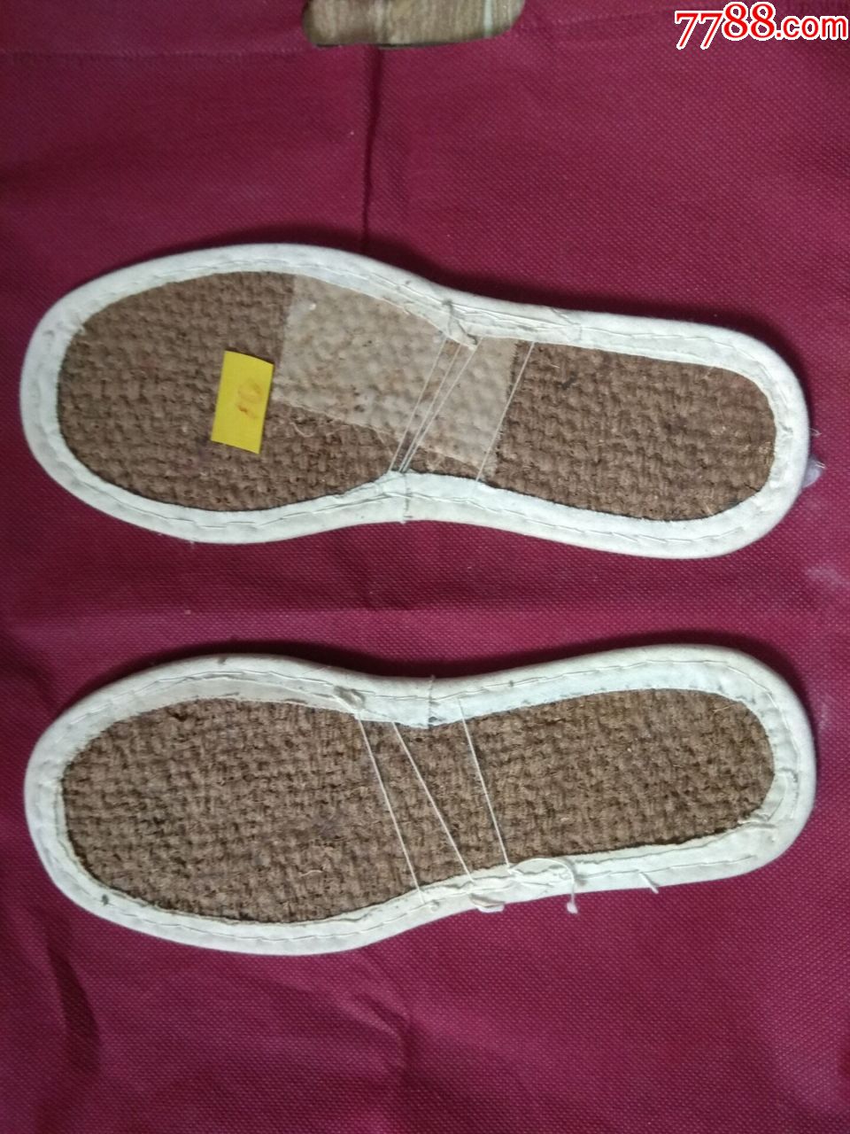 手工纳制千层鞋底10