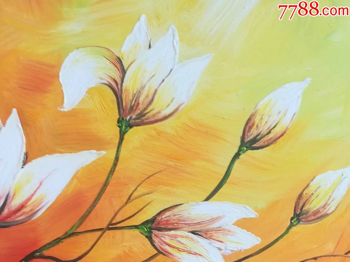 静物油画花纯手工绘画装饰画