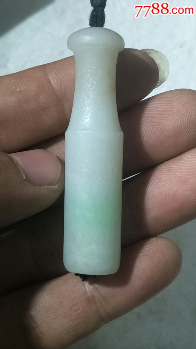 民国时期翡翠烟袋嘴-se61835406-烟嘴-零售-7788收藏__收藏热线