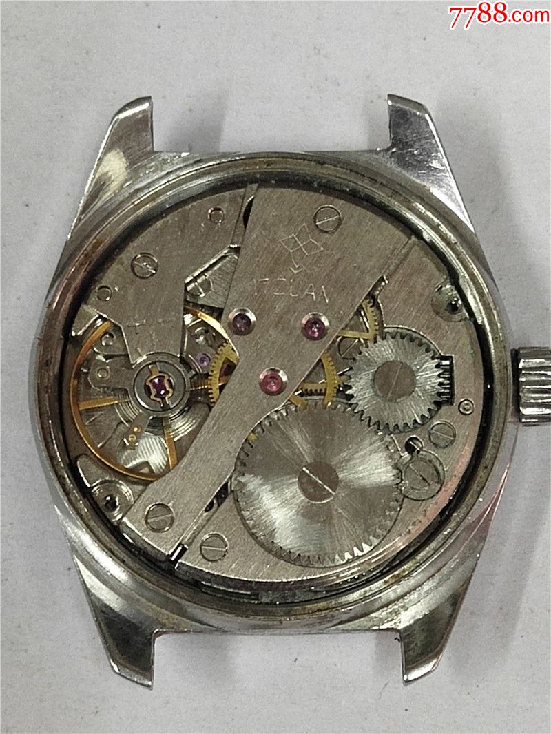 中型桂花牌男机械表