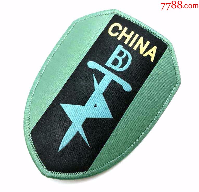 闪电利剑灰绿色纪念臂章