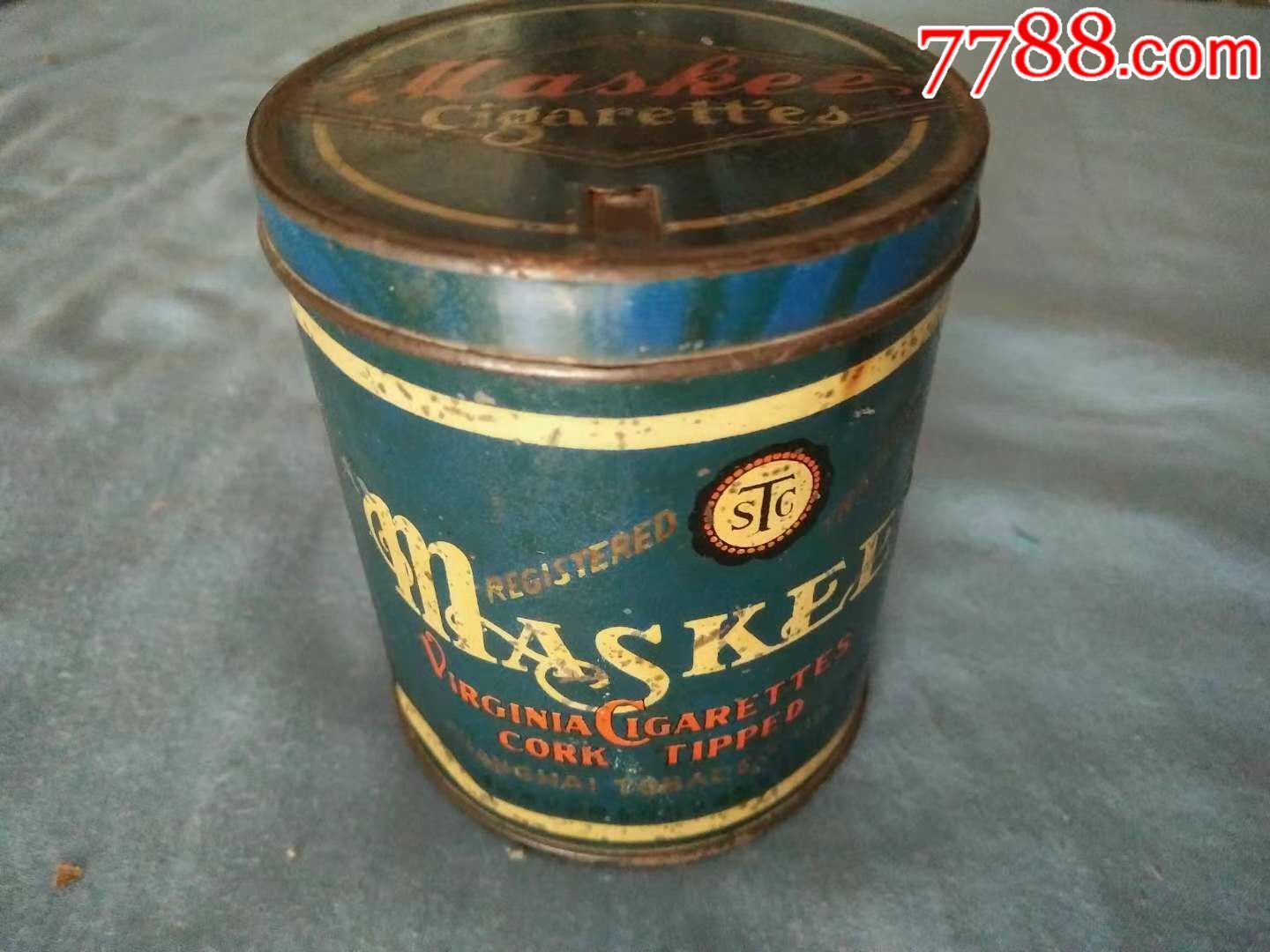 清代美国香烟烟筒9*6cm