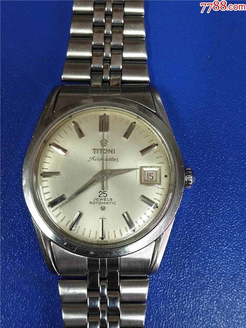 美品原装瑞士梅花全自动单日历男机械表机芯2784