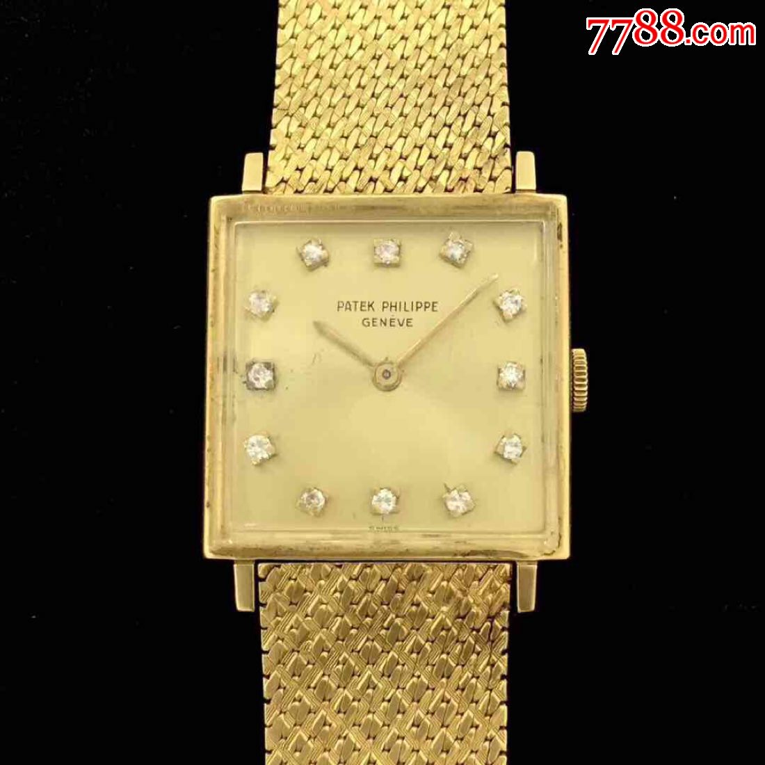 百达翡丽古董镶钻表