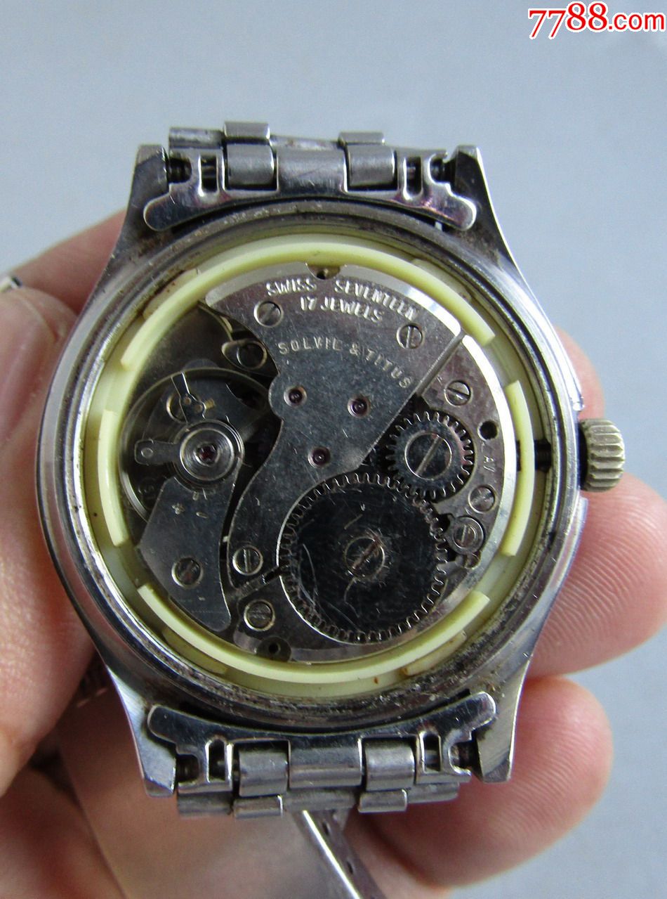 瑞士铁达时机械男古董表