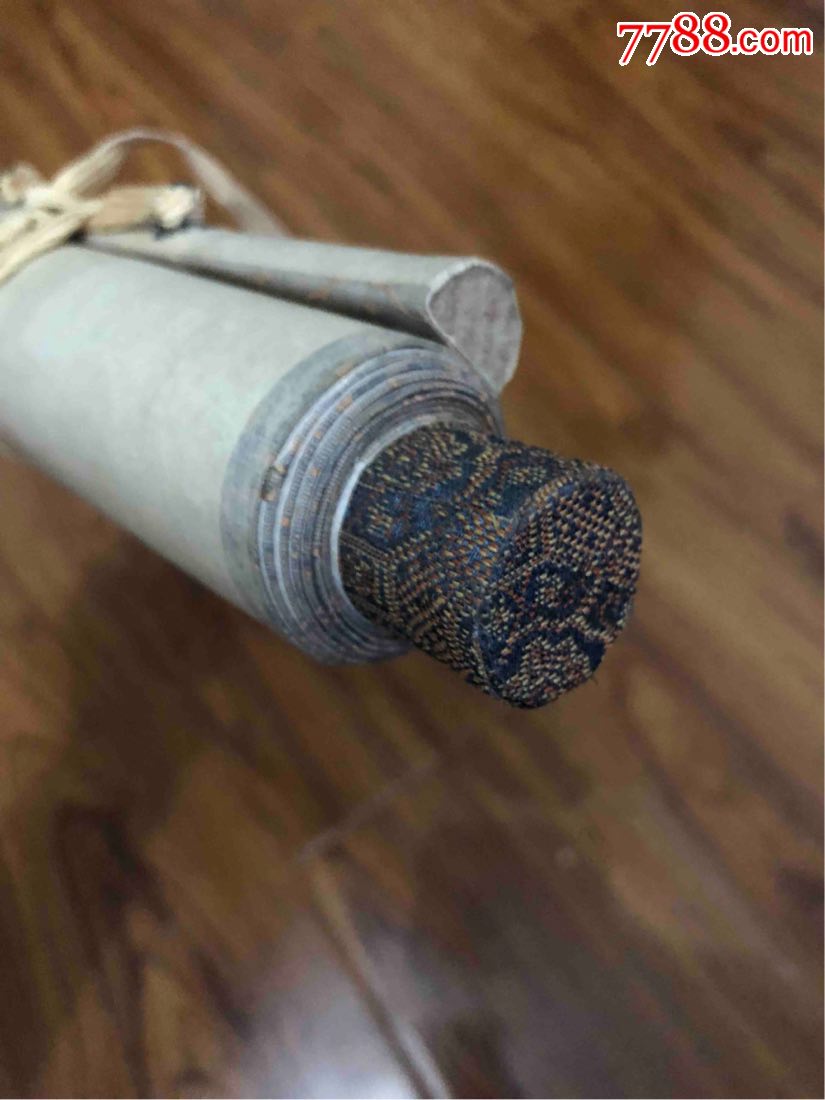 日本古董老字画回流山水画书法卷轴画绢本纸本绫本包邮