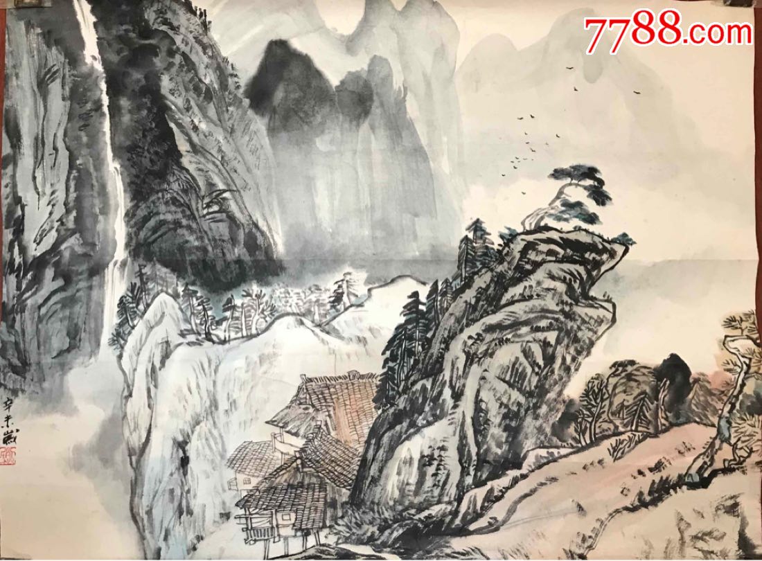 吴烈民山水画