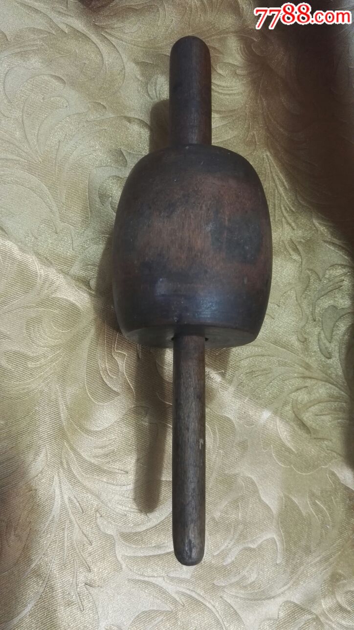 民俗收藏烧麦锤走锤擀烧麦皮的工具