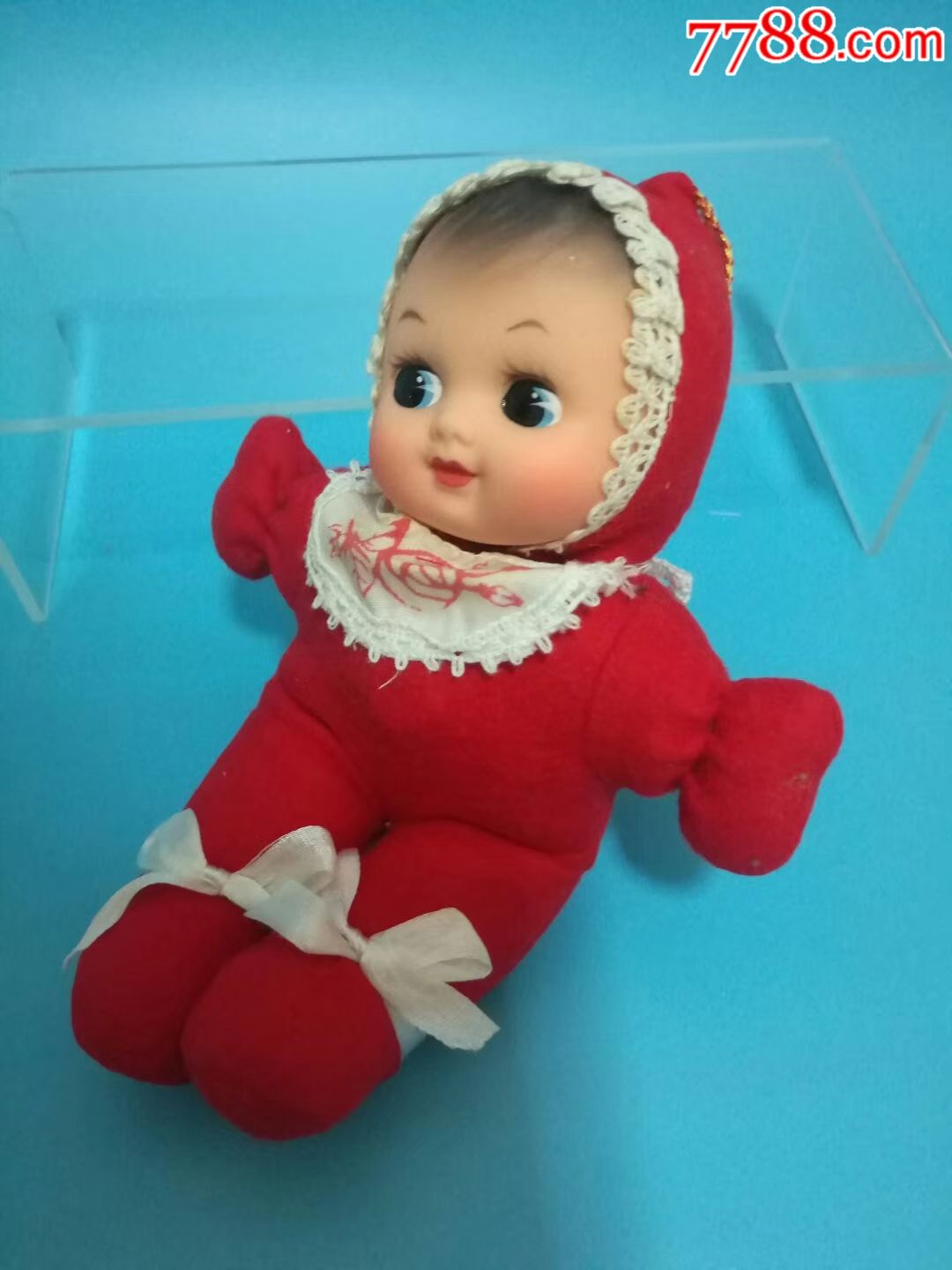 70年代dm老布娃娃---小号红色款