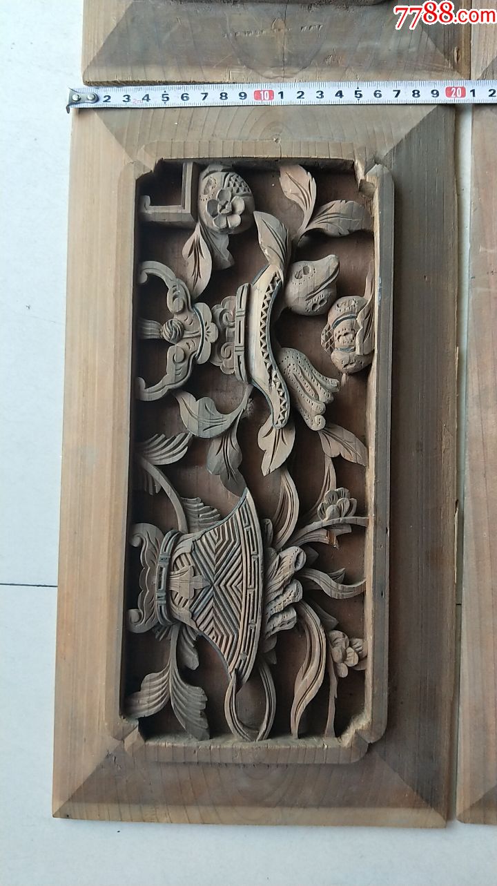 精品木雕板4片
