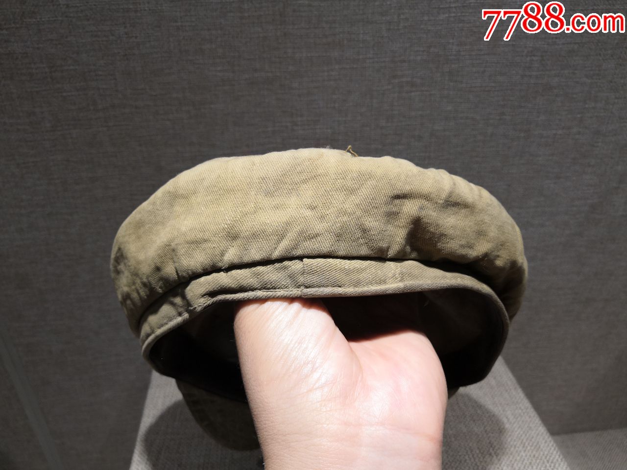 红色收藏50年代解放后军人佩戴的帽子原品包老