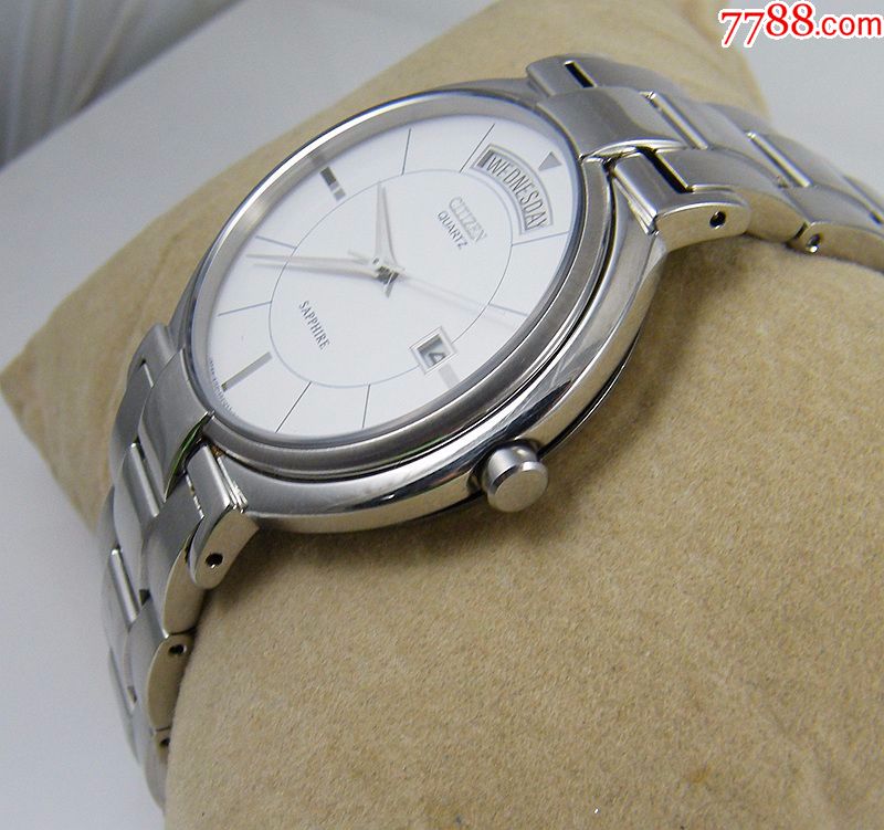 日本原装citizen西铁城sapphire石英表-商务正装款好品