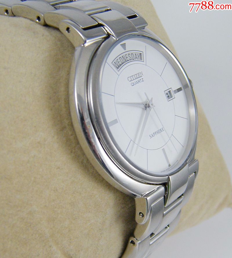 日本原装citizen西铁城sapphire石英表-商务正装款好品