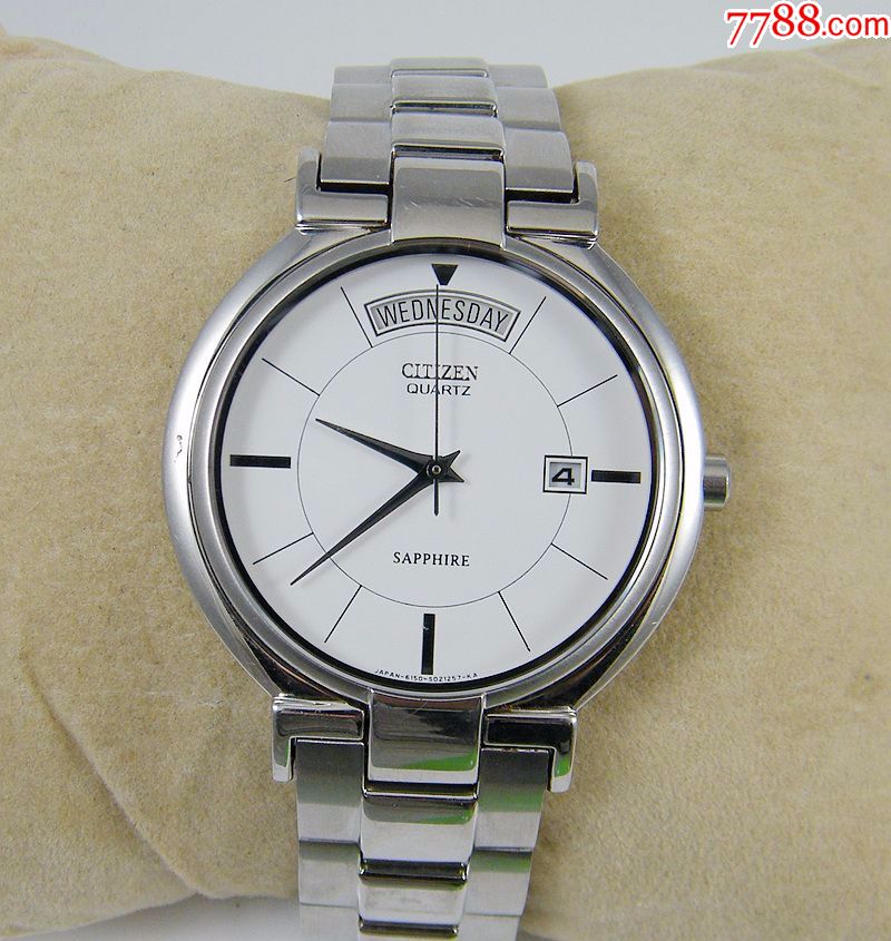 日本原装citizen西铁城sapphire石英表-商务正装款好品