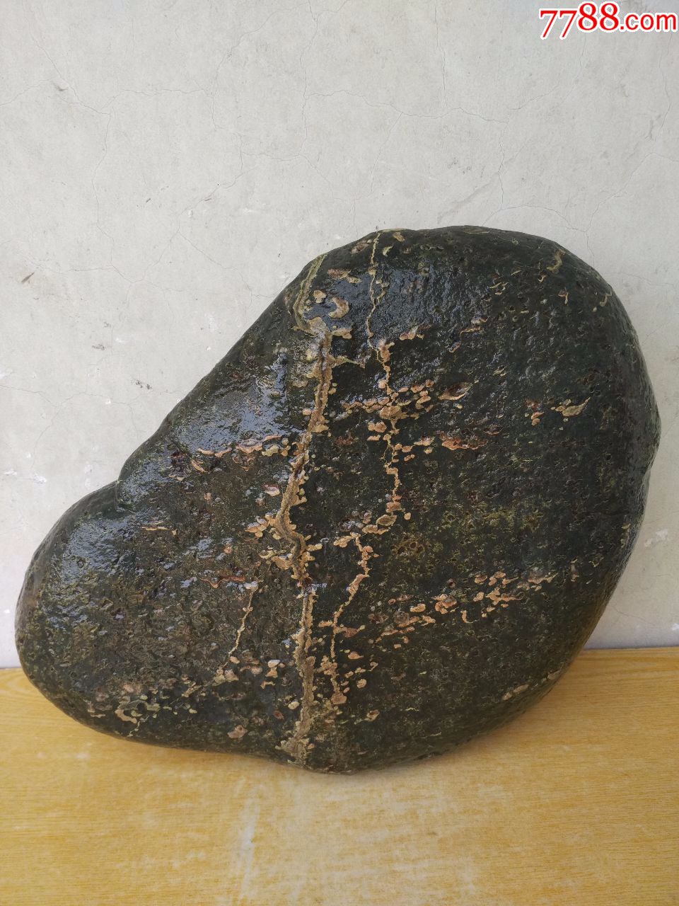 梅花石奇品),黄河石,河南,画面石,原生观赏石,花草,其他颜色,30--40