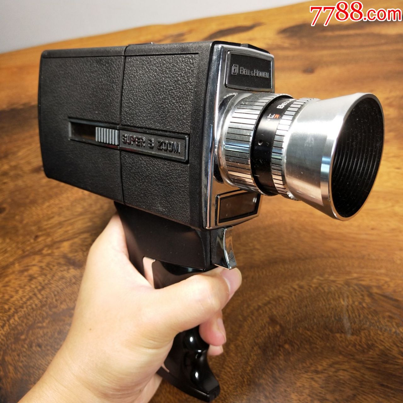 怀旧老式贝尔bellhowell超8毫米super8mm胶片电影摄影机功能o