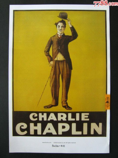 CharlieChaplin卓别林漫画海报!-价格:10元-se62054353-电影海报-零售-7788收藏__收藏热线