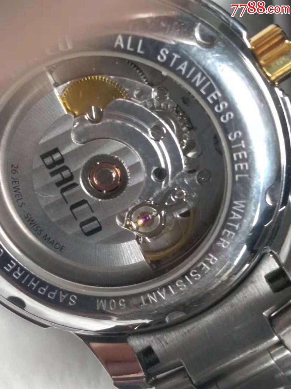 正品瑞士拜戈balco自动机械手表二手闲置男表