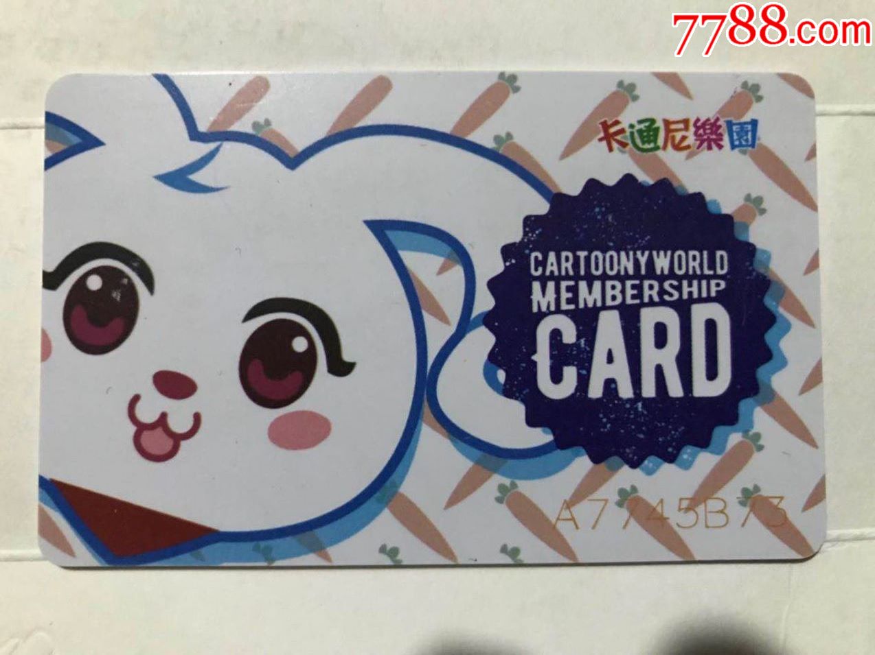 卡通尼乐园会员卡