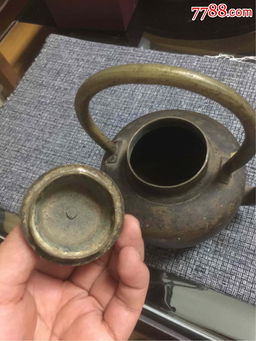 清代铜酒壶