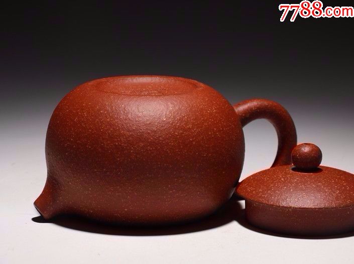 一厂18目粗砂老梨皮朱泥全手工西施壶