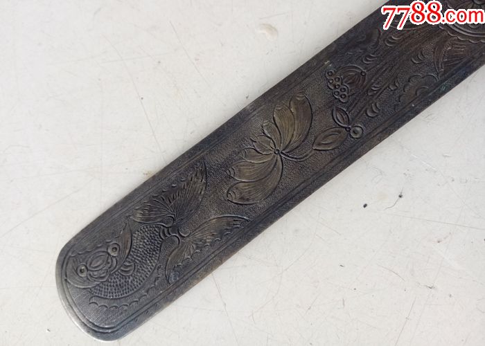 老银器老银簪子老扁簪