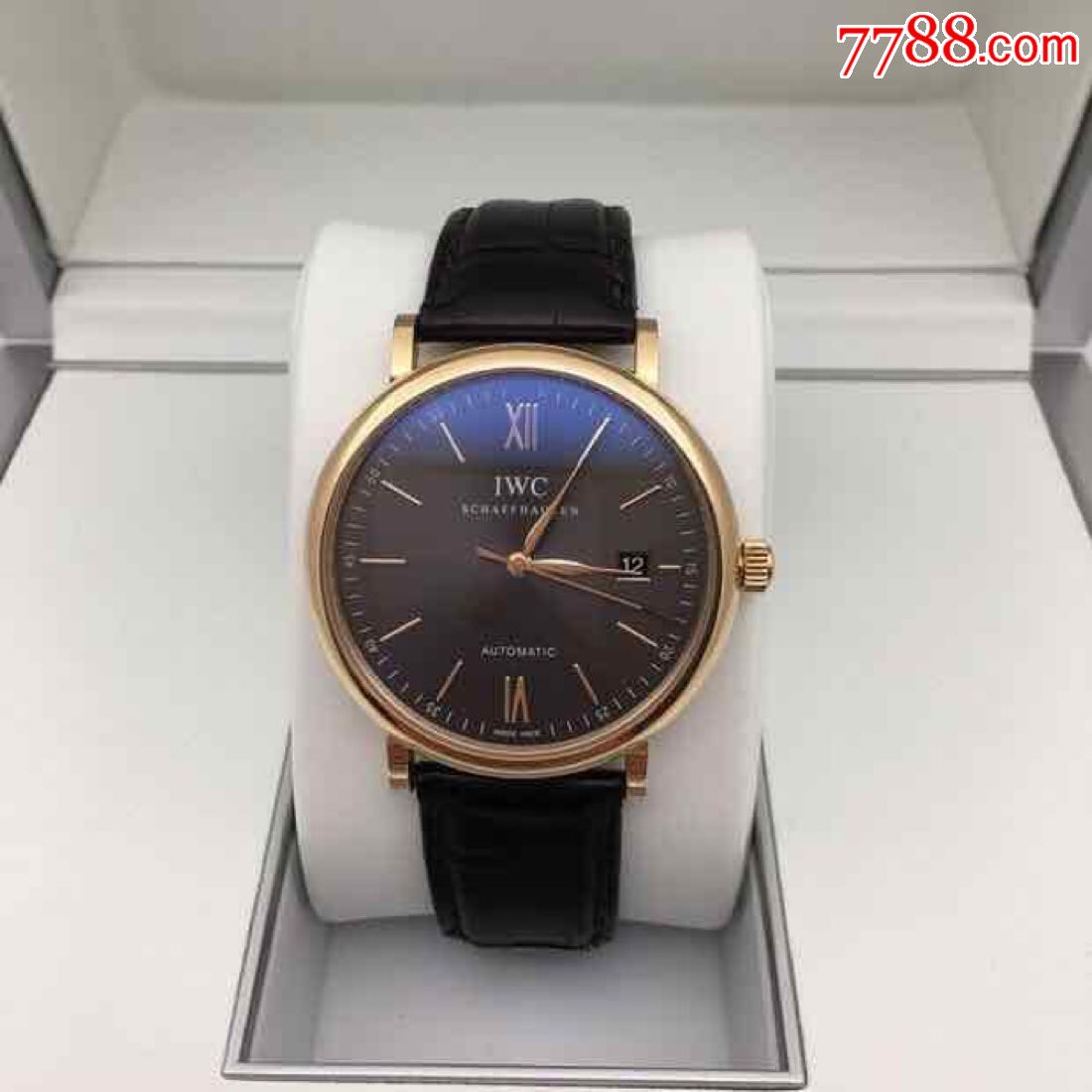 lwc万国柏涛菲诺18k玫瑰金自动机械男士腕_手表/腕表_第1张_7788钟表