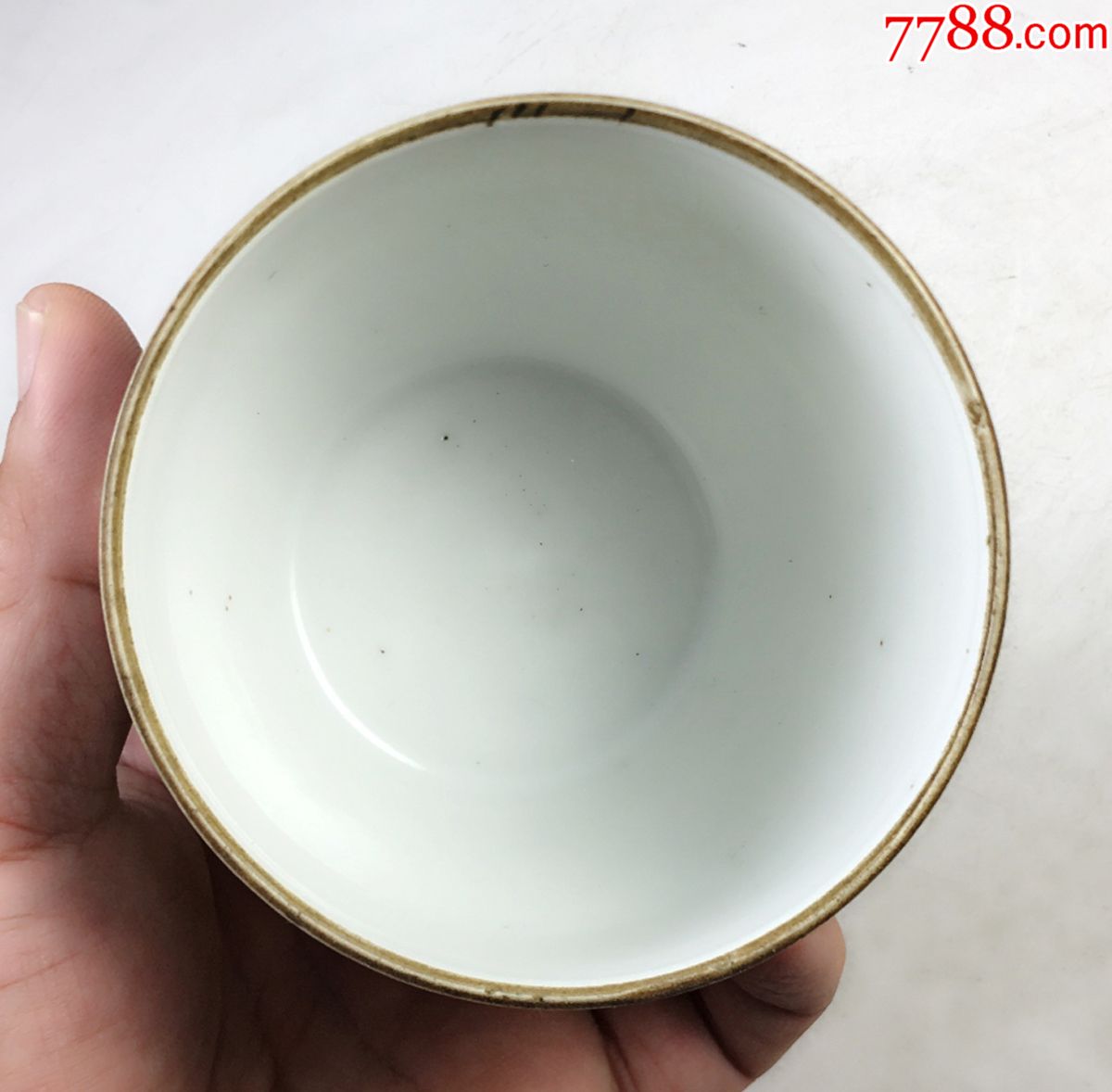 民国名家程和顺作品花卉粉彩罐全美品