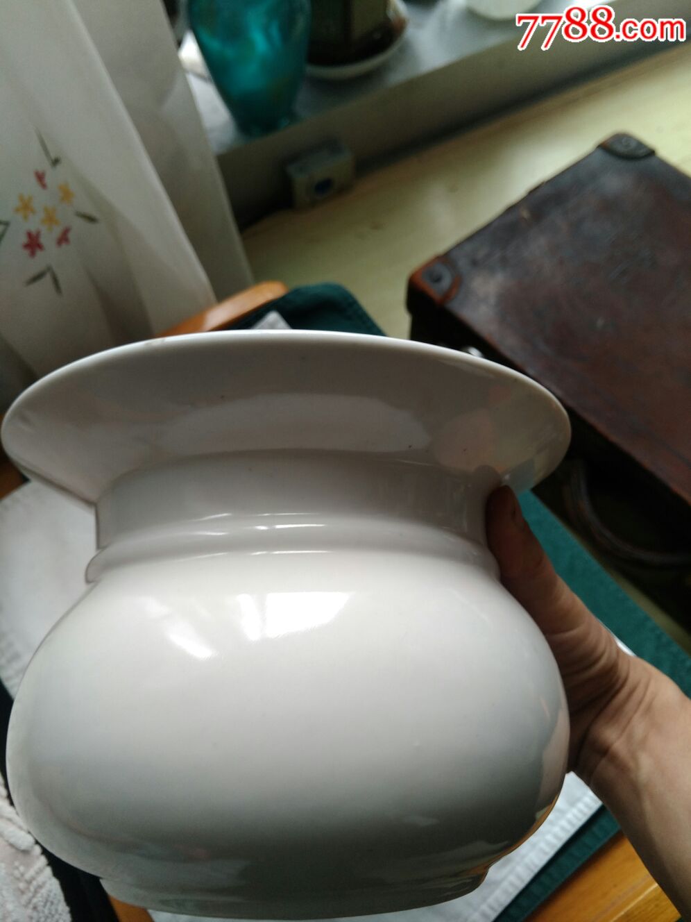 早期白瓷痰盂-180.0000元-se62155966-7788白瓷收藏