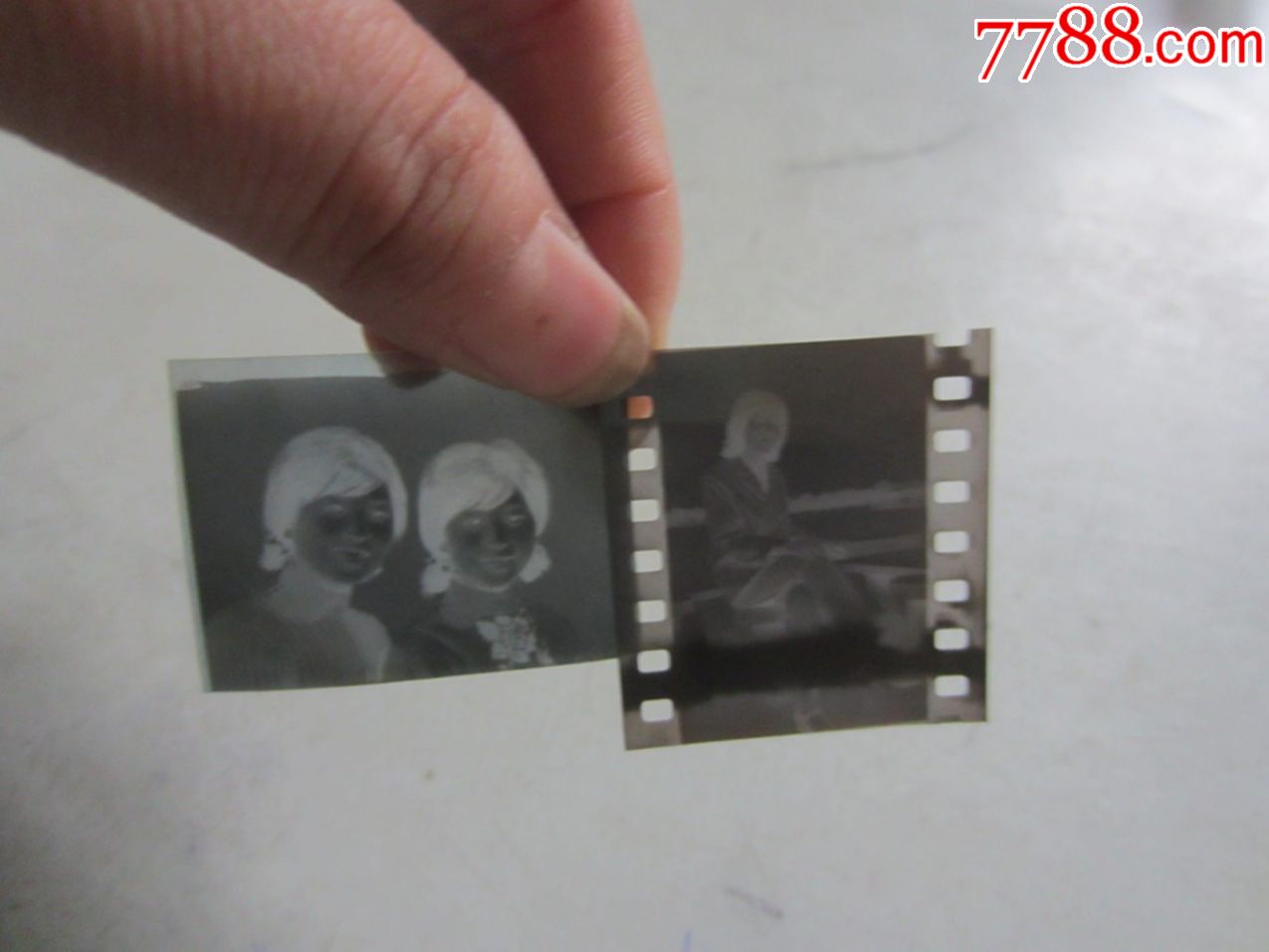 上海国际照相(老照片1张 老底片3张)
