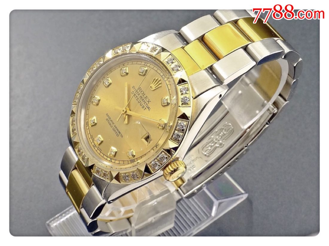 精品9成新瑞士原装世界名表劳力士金钻全自动机械男士腕表