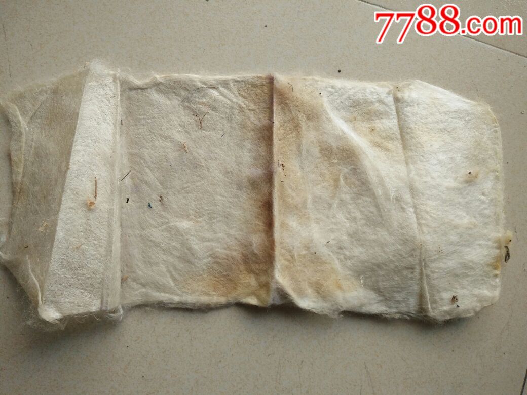 明代蚕丝制纸一张.25/15