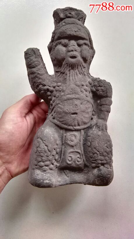 威武的清代砖雕"瓦将军"_石狮/石雕塑_清风铺【7788收藏__收藏热线】