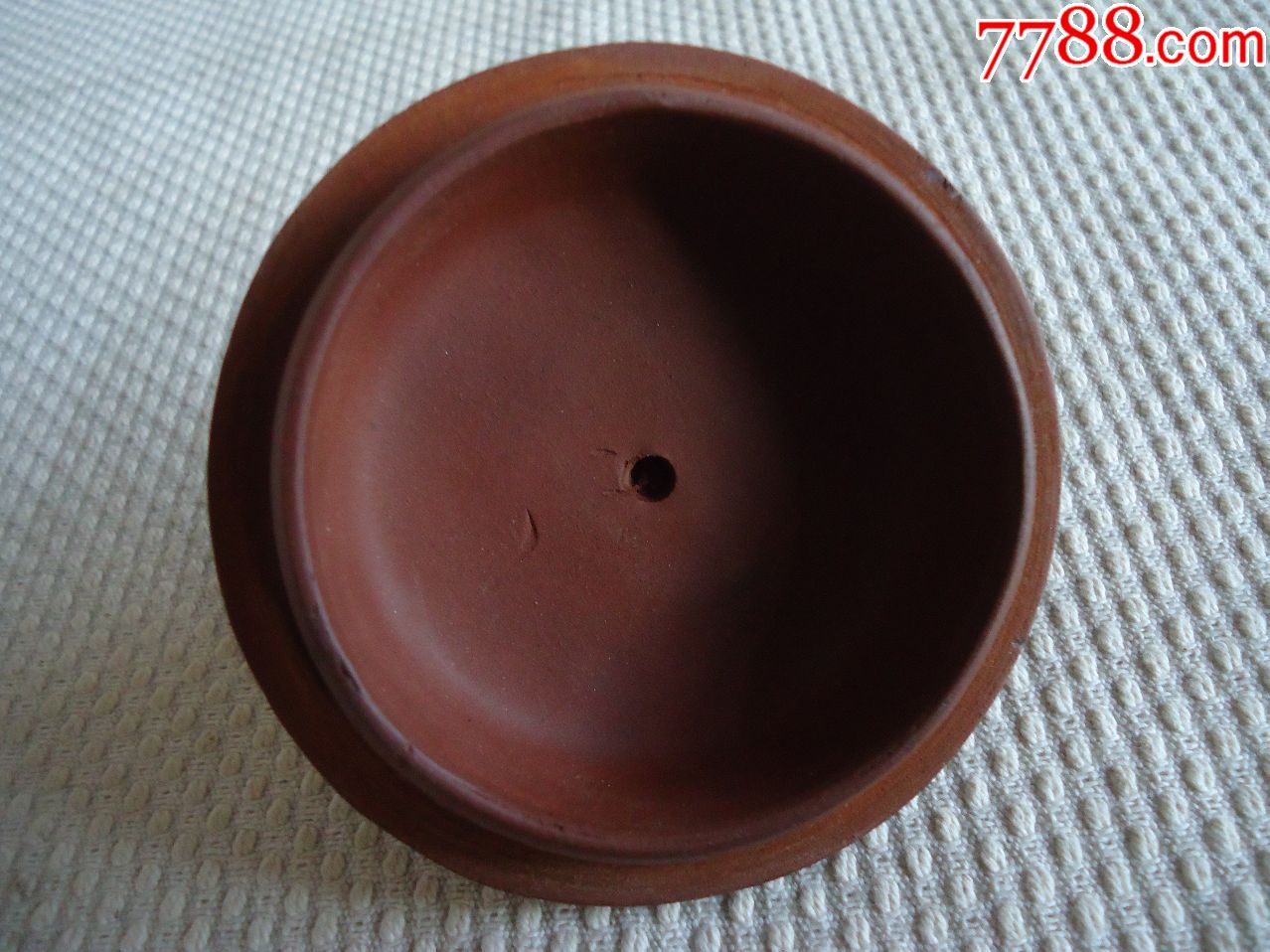 紫砂壶盖(有款)-se62220527-7788陶器收藏