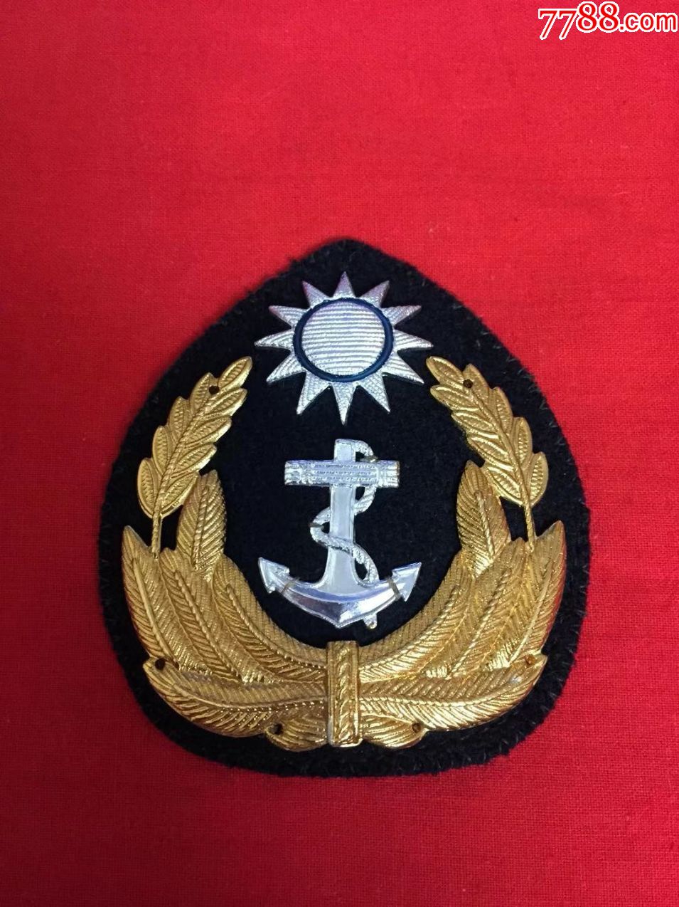 中华民国海军的军官帽徽