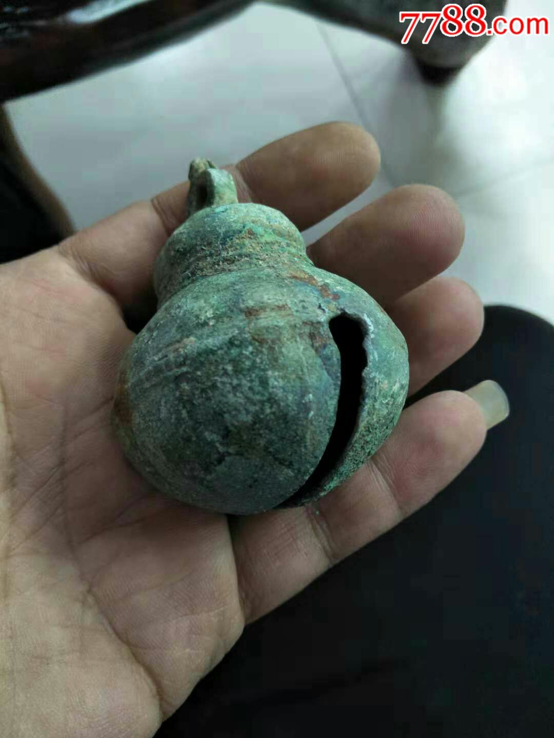 唐代青铜铃一只,市场非常少见_铜铃/铃铛_第3张_7788字画网