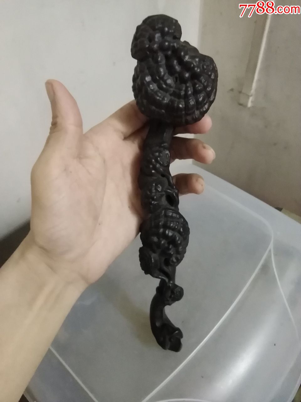 木雕如意摆件_木雕摆件_古玩城风城【7788商城】