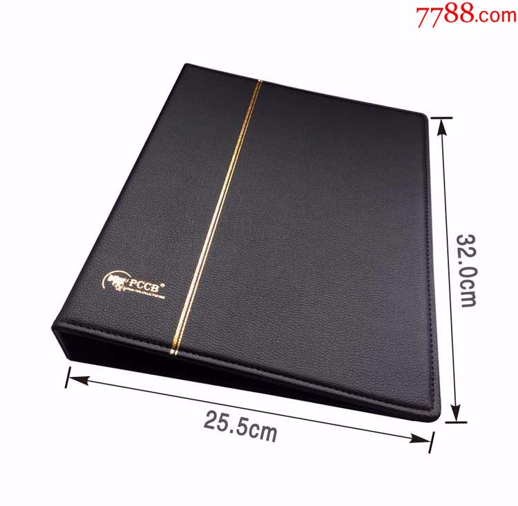 240枚装纸币册9孔活页皮革收藏册黑底纸币内页40张钱币册空册