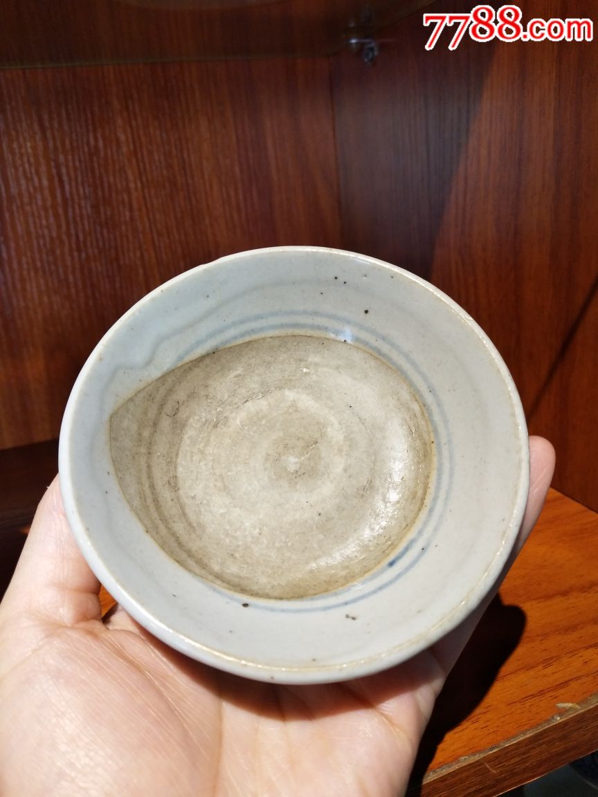 明代青花老茶碗