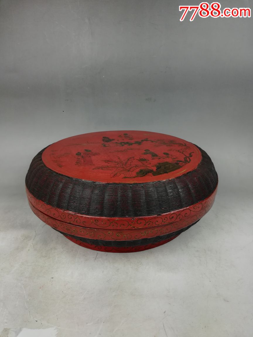 清代大漆点心盒!