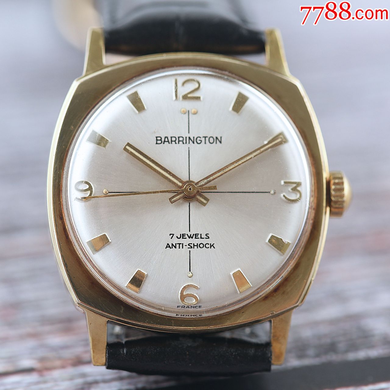 法兰西名表巴灵顿barrington手动机械表十字子午线7钻独有机芯