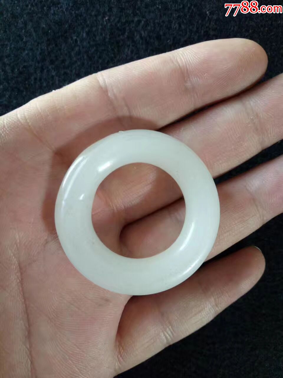 清代老琉璃袈裟环一个