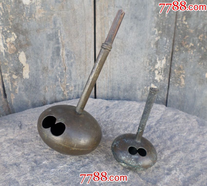 老铜器老旧铁器金属工具民俗老物件铜油壶油漏斗打油勺子取油提子