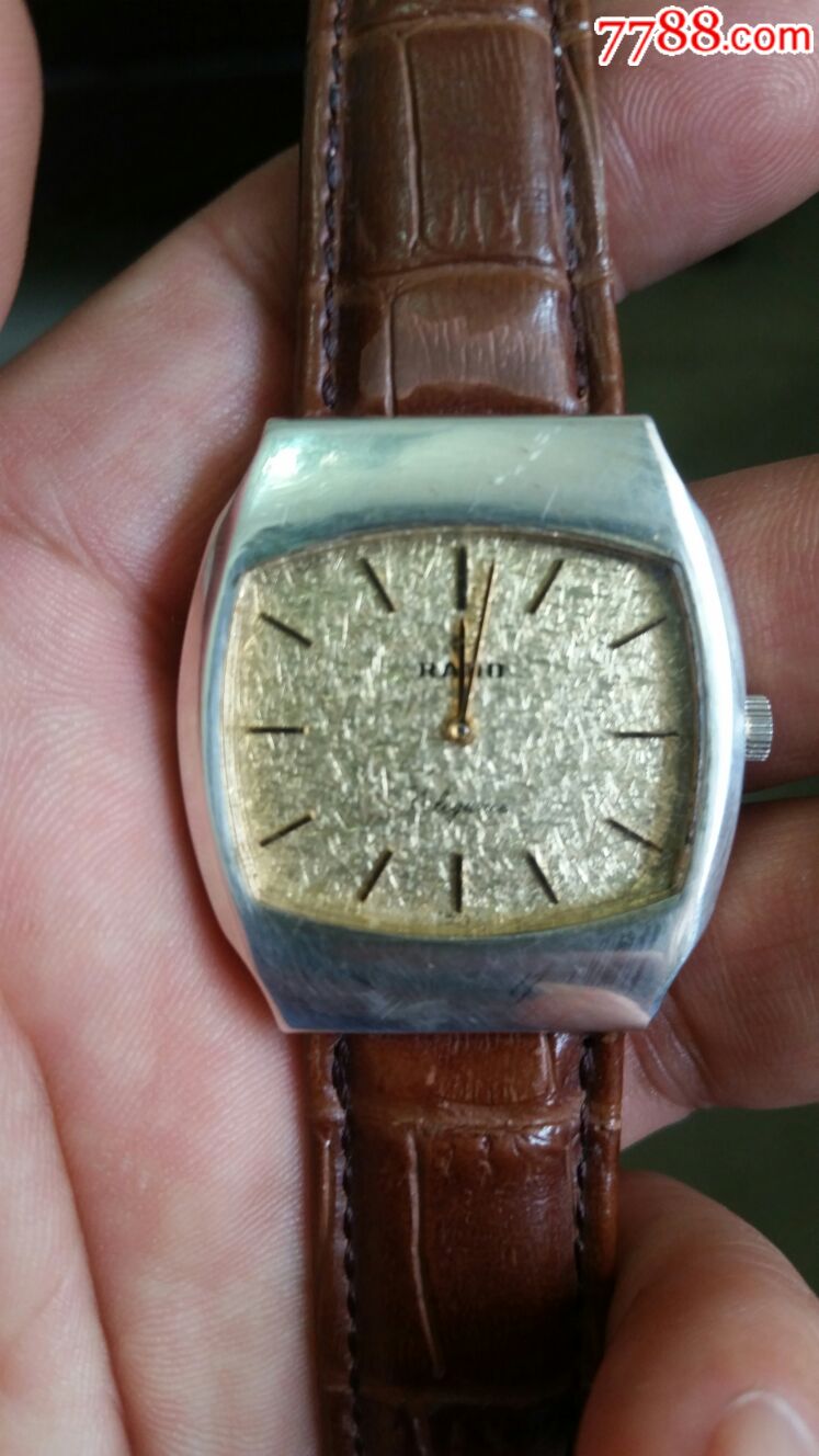 纯银瑞士雷达手表