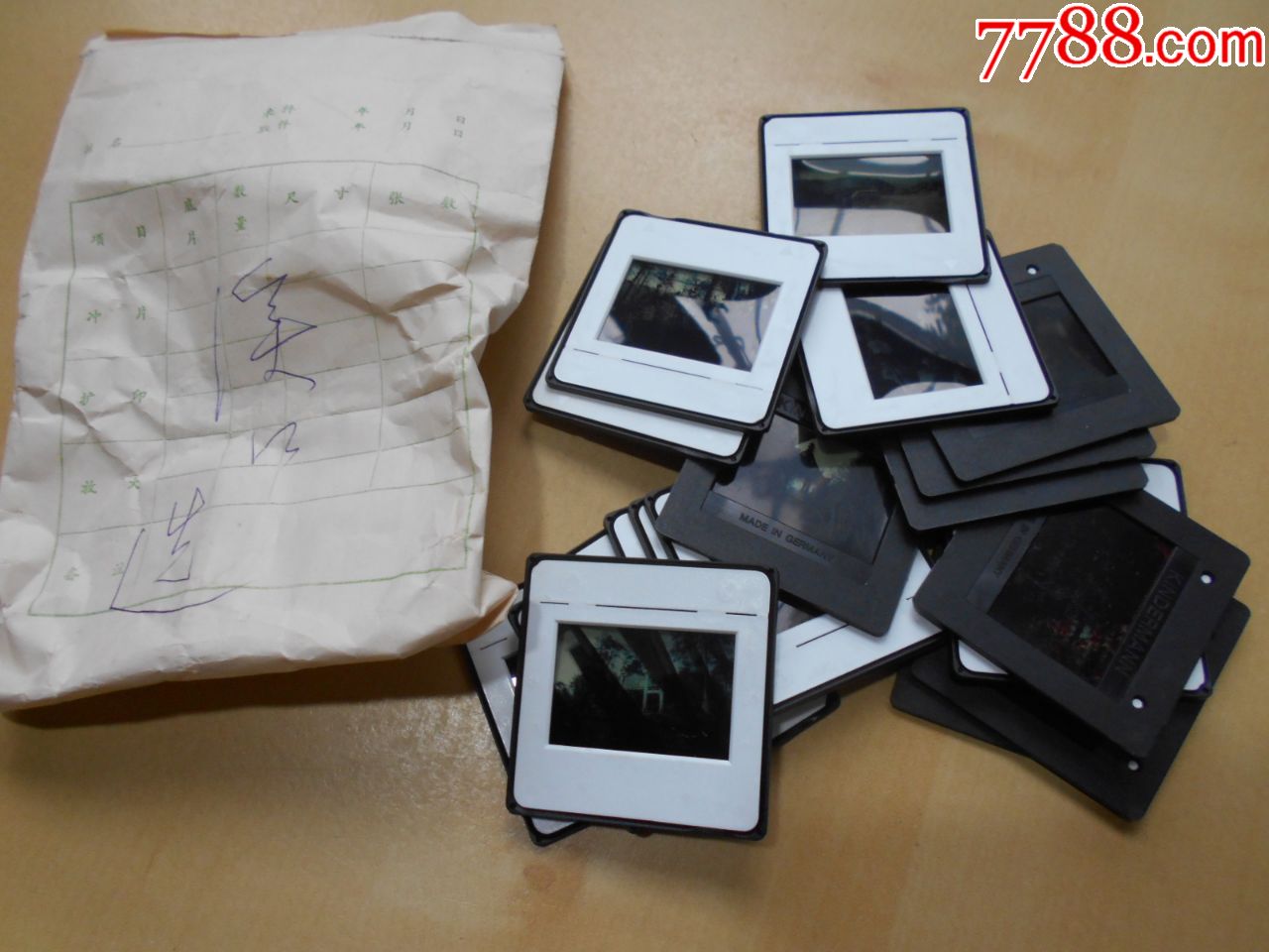 摄影家拍的【90年代,宁波溪口,反转底片19张】