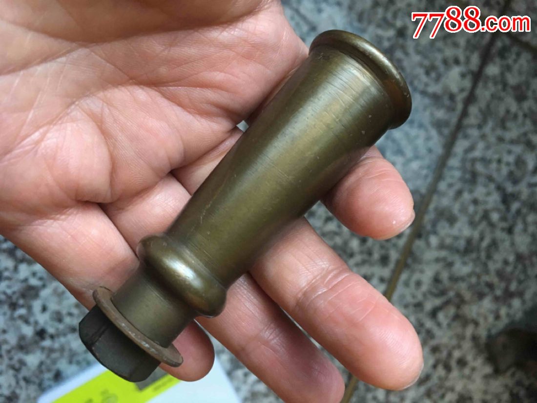 实心老铜质把柄