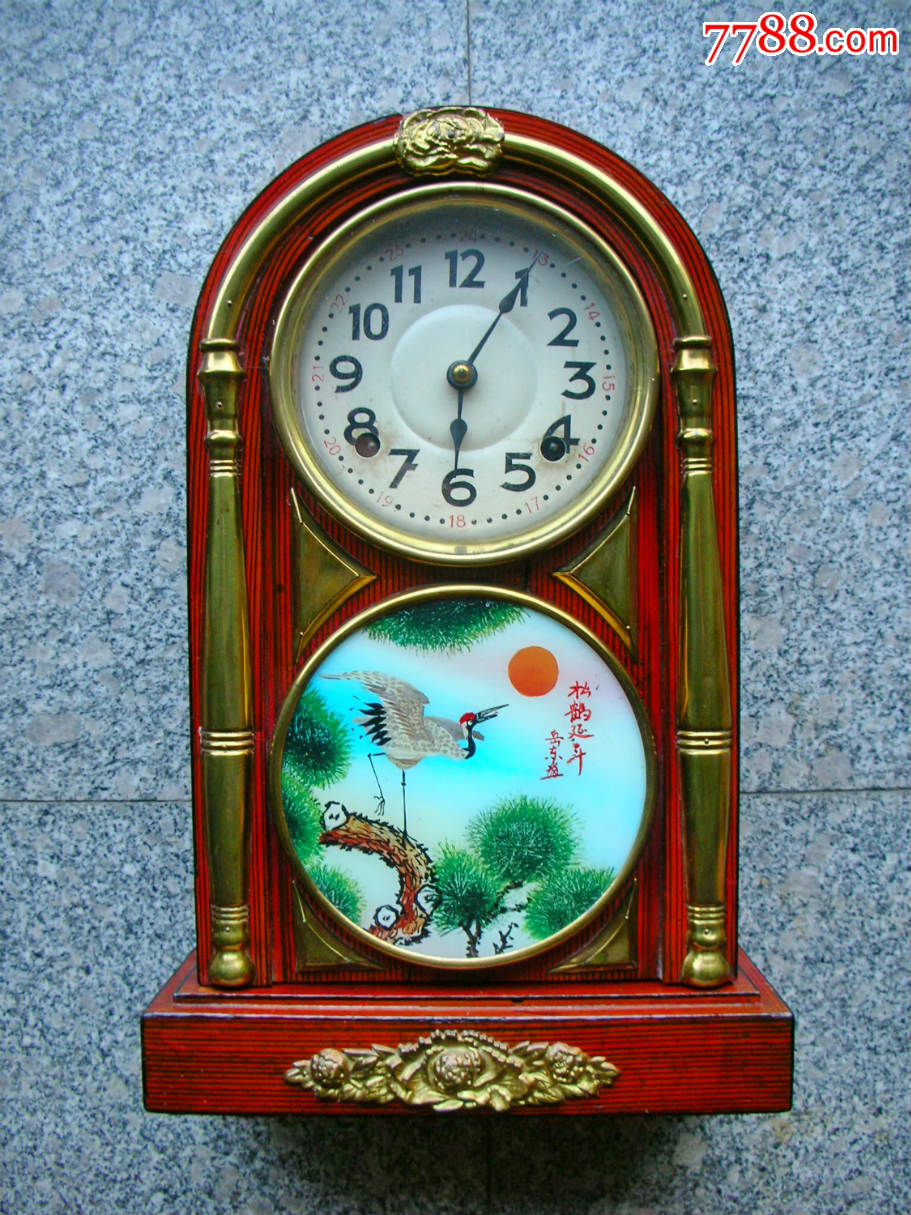 民国象球牌座钟